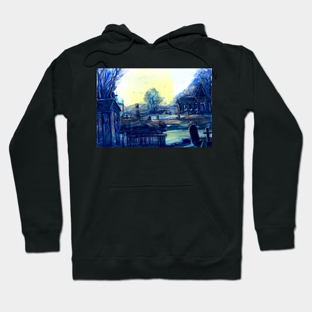 Gothic English Churchyard Hoodie by WaterGardens